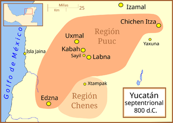 Zona de influencia Puuc.