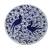 Tin-glazed (Majolica) plate from , Italy
