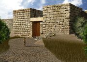 06 Reconstrucción ideal de la puerta oriental -800x600-