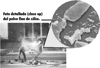 Polvo fino de sílice.