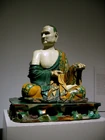 China luohan arhat sancai glaze.jpg (408 kB) Tang Dynasty sancai grazed luohan (arhat) figure