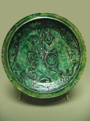 Cup with hunters, 12th–13th centuries, Iran, 
