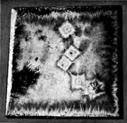 Grès tile with quadrangular crystals. M. Diffloth, La Louvere. Belgium (Boch Bros