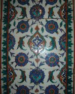 Iznik tiles in Selimiye Mosque