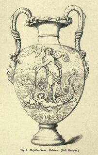 Fig. 6. Majolica Vase. Galatea. (Coll. Marryat.)