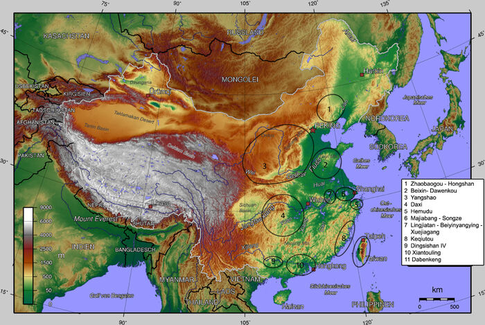 China, middle Neolithic cultures