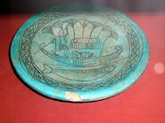 Faience plate 