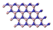 Boron-nitride-(hexagonal)-top-3D-balls.png (267 kB) α-BN, hexagonal