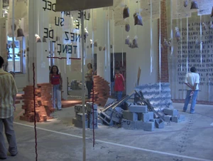 Salón de Exposiciones Temporales, situado en el primer piso del museo.