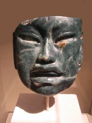 Olmec mask at Met