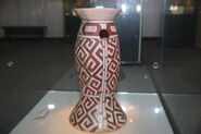 Typical trichrome vessel: black, white and red decorated ceramics