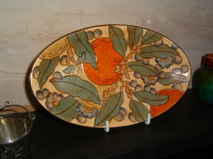 Charlotte Rhead plate (C Bertram)