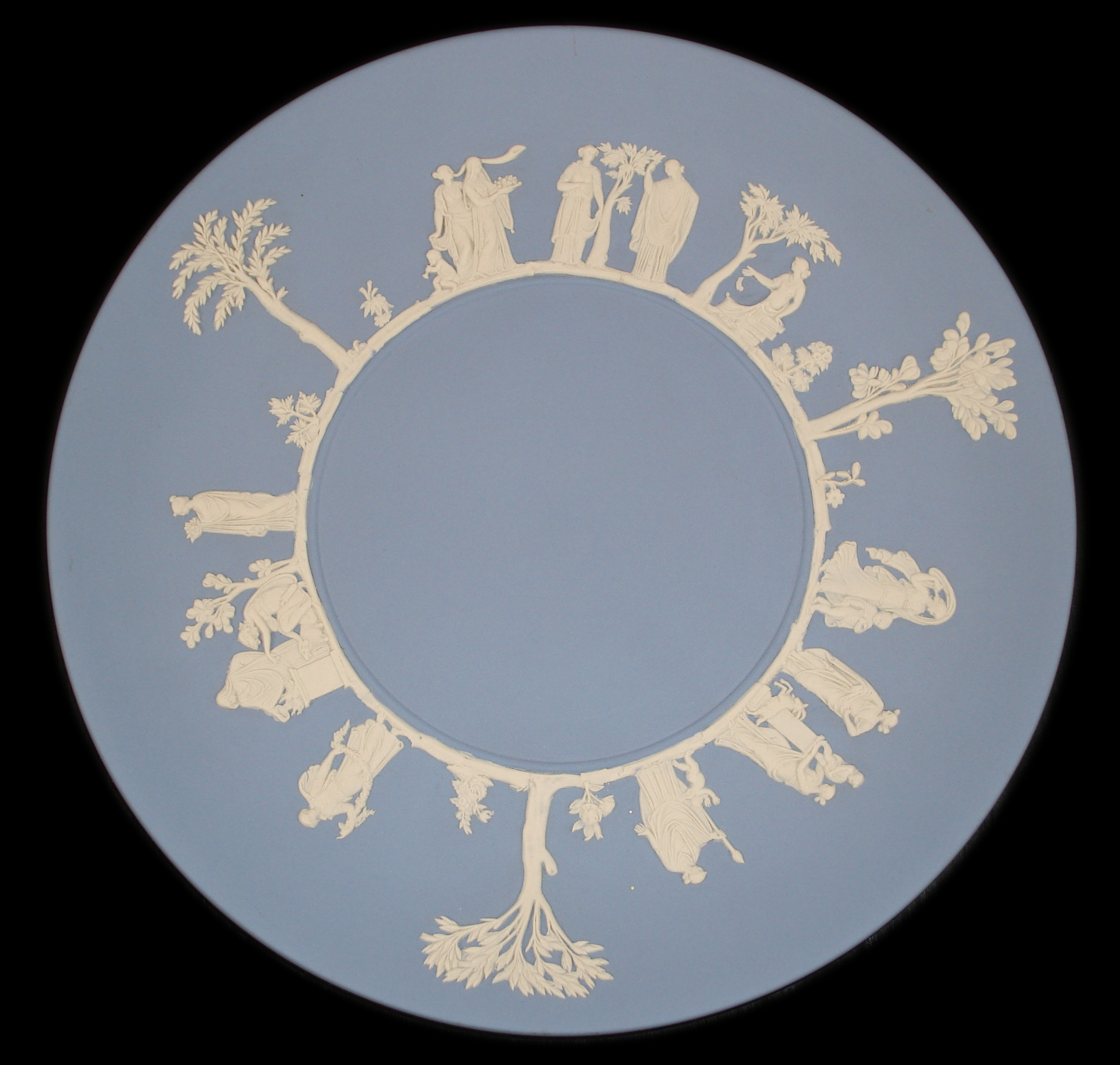 Wedgwood dish blue and white Wedgwood family home years ago Etruria Hall