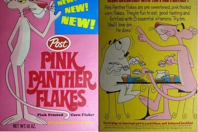 Pink Panther Cartoon Character Drawing for Sugar Frosted Goodness