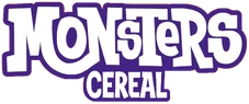 The current logo used for the Monsters Cereal 2026