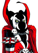 70. Cerespawn Dave Sim's parody of Cerebus and Spawn. Cerespawn originally appeared as a pinup in the 1992 comic book Spawn No. 4, prior to Sim's collaboration with Todd McFarlane in Spawn No. 10. Available with the "Cerespawn" 2-pack