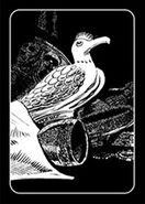 57. The Albatross It was predicted in the holy book of Tarim a thousand years ago that the Albatross would find its way to the heart of Iest just before The Exodus Inward. That the one who finds it will be able to unite the Eastern and Western Churches under a single banner. But only so long as The Exodus Inward lasts -- be it a century... or a thousand centuries.