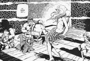 Cerebus falls in love with Jaka