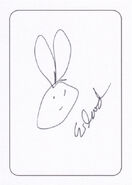 Dave Sim Elrod Bunny sketch card Available with the High Society: The Regency Edition "Candidate" and "Prime Minister" editions