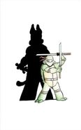224. Leonardo and Cerebus' shadow