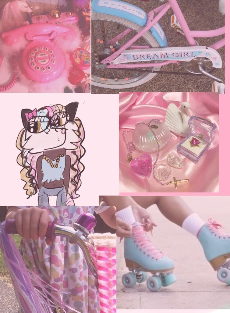 McBling Y2K Aesthetic Moodboard