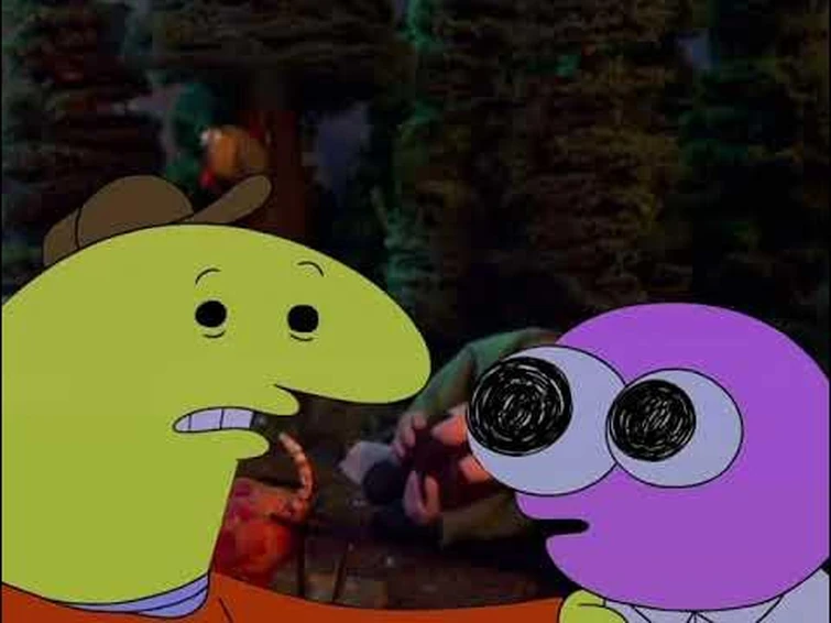 Smiling Friends Moral Orel meme