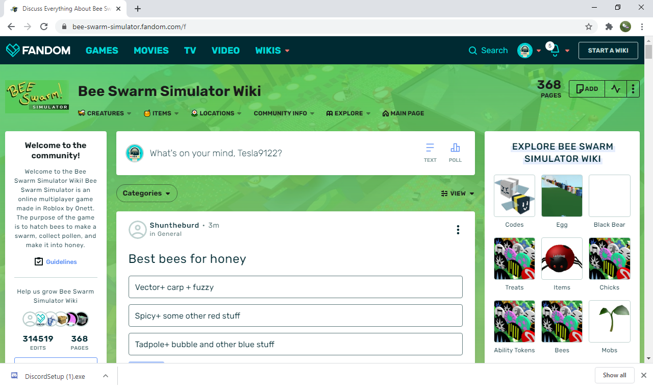 Discuss Everything About Bee Swarm Simulator Wiki Fandom - codes for bee swarm simulator roblox wiki