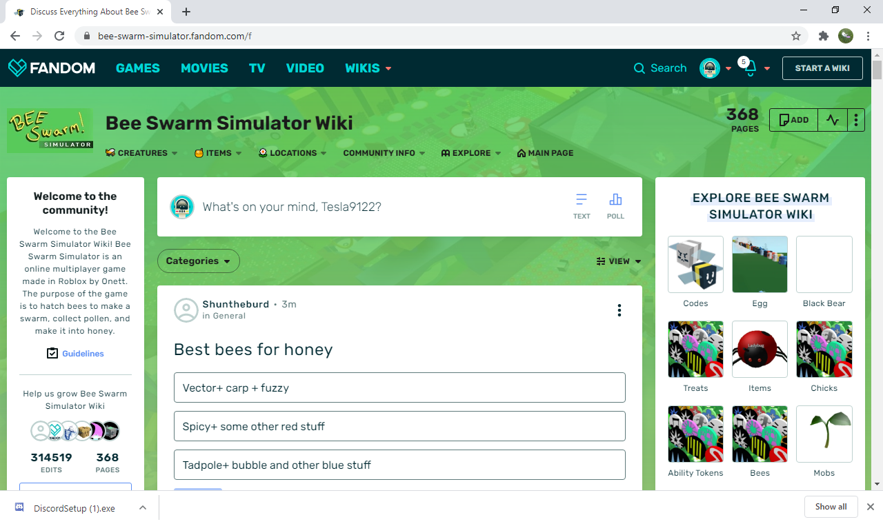 Discuss Everything About Bee Swarm Simulator Wiki Fandom - codes for bee swarm simulator on roblox wiki