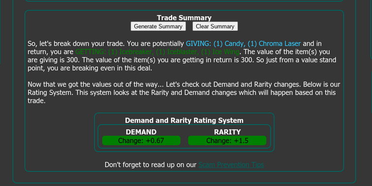 MM2 Values Trade Checker - MM2 Trading Values