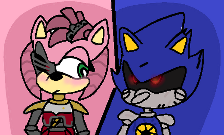 Metal Sonic (prime) and Rusty Rose in 2023