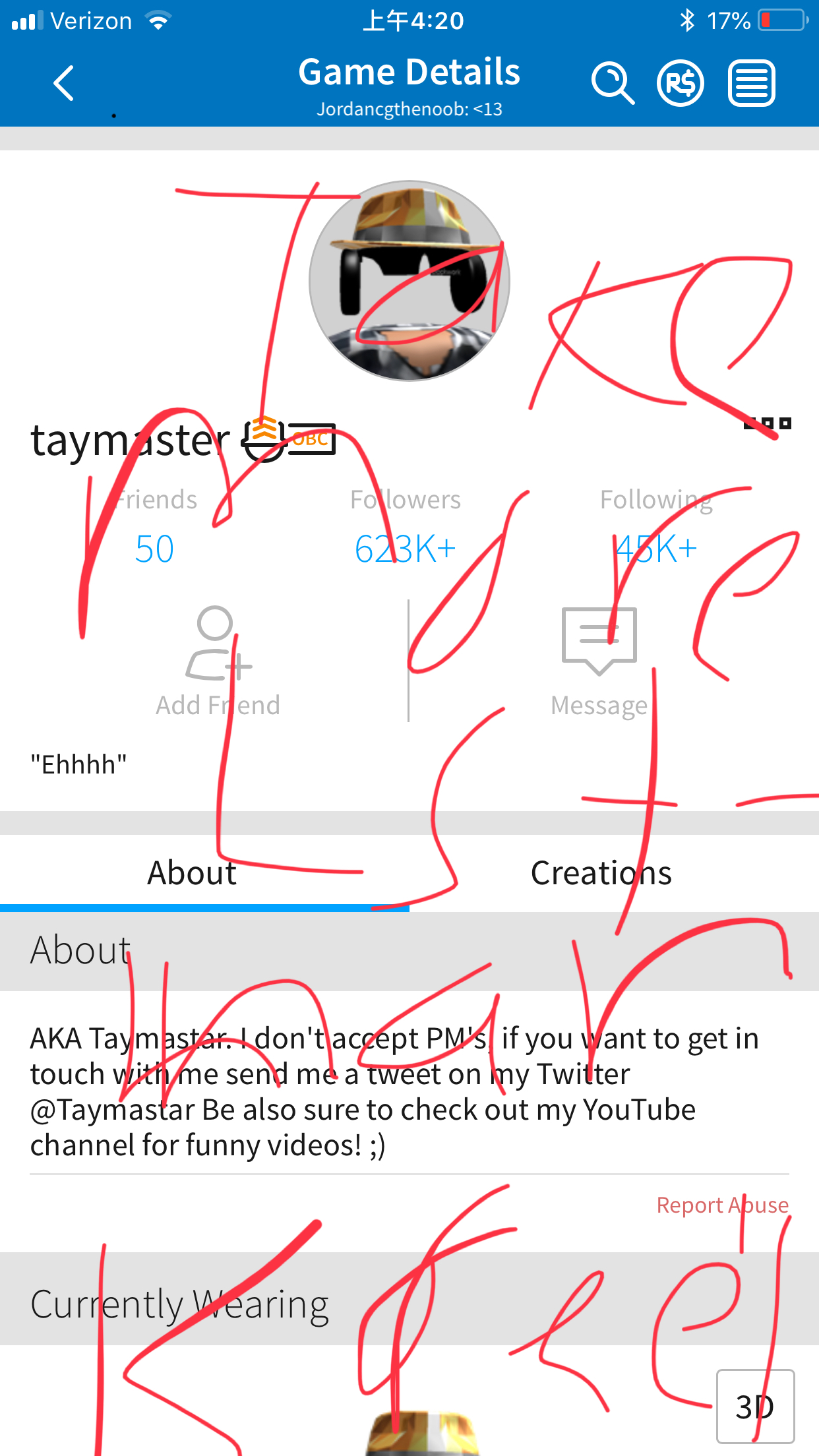 Taymaster Roblox Twitter