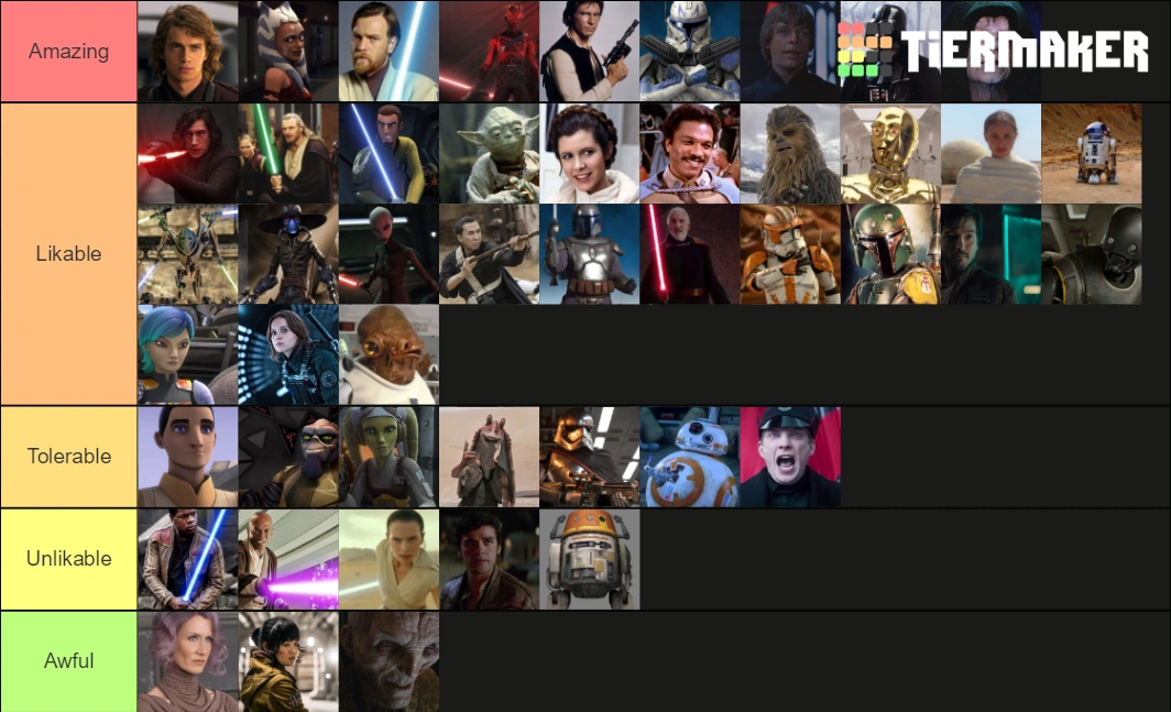 Star Wars Characters Ranked The 50 Best Of All Time vrogue.co