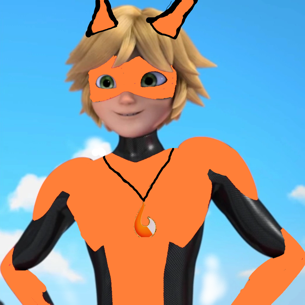 Adrien with the fox miraculous | Fandom