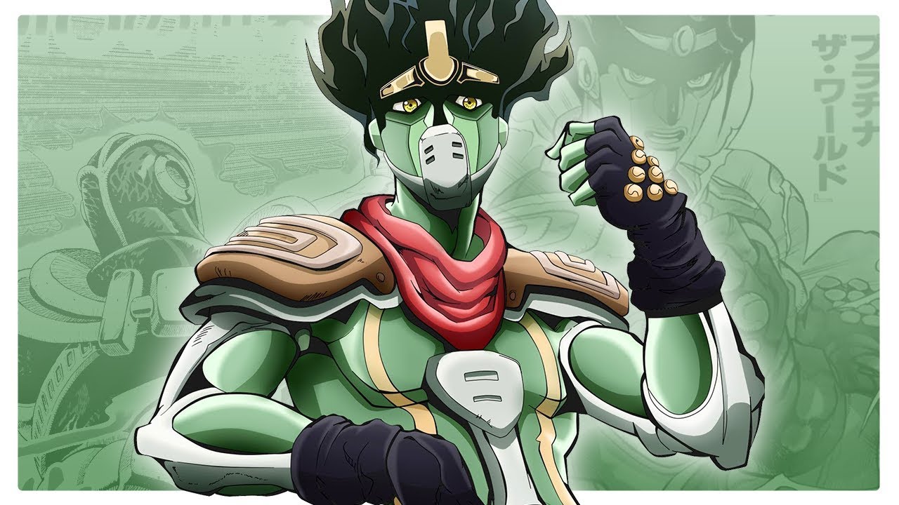 Fan Stand: Hierophant Platinum a mix of star platinum and heirophant green ...
