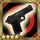 黒い模擬銃