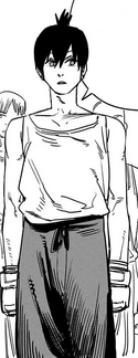 Aki wearing boxing clothes