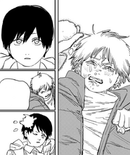 Aki sees Denji crying