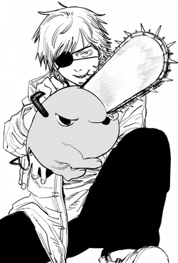 tongue out, Chainsaw Man, Denji (Chainsaw Man), chainsaws, anime boys