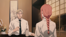 Kishibe meeting with Makima