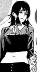 Fumiko in casual clothes.