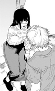 Yoru takes control of Asa's body and attempts to turn Denji into a weapon.