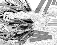 Yoru throws the Aquarium Spear straight at the Eternity Devil, killing it once more.
