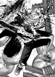 Denji killing the Muscle Devil