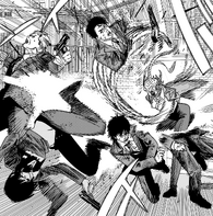 Whip Hybrid strikes Fumiko and Public Safety Agents