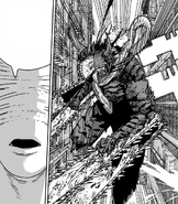 The Aging Devil senses Pochita getting closer.