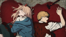 Power Wakes up Denji from brain Dead by beating him up - Chainsaw man  Episode 10 