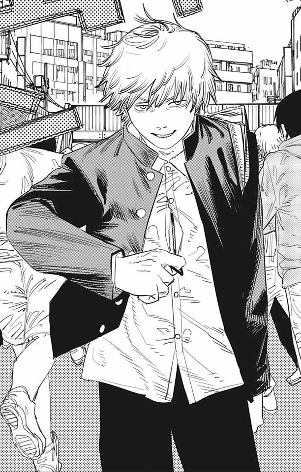 Denji from Chainsaw Man Manga