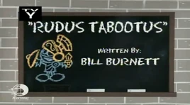 Rudus Tabootus