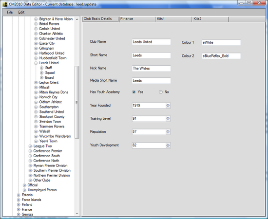 Data Editor | Championship Manager Wiki | Fandom