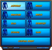 Choose Your Body Preset Options